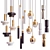 Sleek Clear Pendant Lights 3D model small image 1