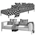 Michel Effe Sofa: Modern Comfort 3D model small image 3