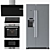 Bosch Kitchen Appliance Bundle 3D model small image 1