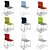 Modern Four Sure-chair 88: Stylish, Sturdy, and Comfortable 3D model small image 2