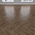 Oak Parquet: Herringbone, Linear, Chevron 3D model small image 3