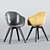 Modern Dining Chair Set 3D model small image 2
