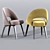 Elegant Saarinen Dining Chair Set 3D model small image 2