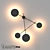 Geometric Wall Lamp: Modern and Stylish 3D model small image 1