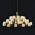 Officina Luce Maxi Idyll 30: Custom-made Chandelier 3D model small image 1