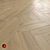 Kronewald Beige Wood Tile: A Textured Matte Flooring Solution 3D model small image 1