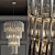 Eichholtz Chandelier: Elegant Modern Lighting 3D model small image 1