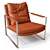 Zara Armchair: Modern Comfort & Stylish Design 3D model small image 2