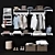 Modern Mesh Hanging Closet Organizer 3D model small image 1