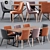 Elegant Blaisell Dining Set 3D model small image 1