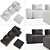 Eichholtz Mondial Lounge: Modular Luxury Sofa 3D model small image 2