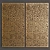 Stylish Metal Wall Panel 3D model small image 1