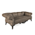 Modern Caprise Sofa with Texture & Vray Render - Designer Furniture 3D model small image 1