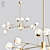 Elegant Dallas Chandelier 3D model small image 1