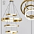 Elegant Ring Chandelier: Henge 3D model small image 1