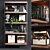 Barton Bookcase: Stylish Storage Solution 3D model small image 1