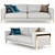 Roberto Cavalli Manhattan: Chic Luxury Sofa 3D model small image 1