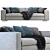Modern Turner Sofa by Molteni & C 3D model small image 1