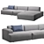 Muuto Connect Modular Sofa: Versatile and Stylish Seating 3D model small image 1