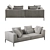 Modern Sofa by B&B Italia 3D model small image 2