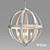 Spence Pendant | Restoration Hardware | Wooden Pendant Light 3D model small image 2