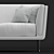 Stylish and Modern Goetz Sofa 3D model small image 2