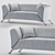 Luxurious REDSOFA - Sleek and Stylish Comfort 3D model small image 3