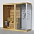 Finnish Sauna with Shower: Compact and Luxurious 3D model small image 1