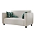 Modern Comfort: IKEA CLUB Sofa 3D model small image 1