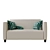 Modern Comfort: IKEA CLUB Sofa 3D model small image 3