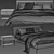 Boconcept Arlington Bed - Sleek and Modern 3D model small image 3