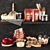 Kitchen Delight Decor Set 3D model small image 1