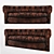 Luxury Leather Sofa 3D model small image 1