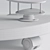 Sleek Oval Table 85 3D model small image 3