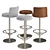 Sayer Swivel Backless Barstool 3D model small image 2