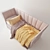 Nursery Bed: Rest for Little Ones 3D model small image 2