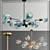 Scandi Glass Chandelier: Modern Elegance 3D model small image 1