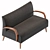 JMS Cassis 3-Seater Sofa: Modern Elegance for Your Living Space 3D model small image 2