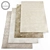 Modern Style Rug Set with Bonus Textures 3D model small image 1