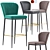 Sleek Bar Stool: Modern Design 3D model small image 1