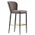 Sleek Bar Stool: Modern Design 3D model small image 2