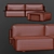 Title: Filippo Pisan_Loom Sofa Set 3D model small image 2