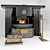 Glossy PBR Fireplace 3D model small image 1