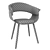 Lumisouce Vintage Mid-Century Chair 3D model small image 3
