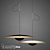 Modern UFO Inspired Chandelier 3D model small image 1