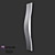 Surf LED Gypsum 3D Panel: Innovative Design by Artpole 3D model small image 1