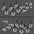 Sleek Ceiling Light Set 3D model small image 1