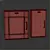 Stylish Versatile Storage Cabinet 3D model small image 3