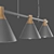 Modern Trio Pendant Light 3D model small image 2