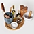 Elegant Kitchen Décor Set 3D model small image 2